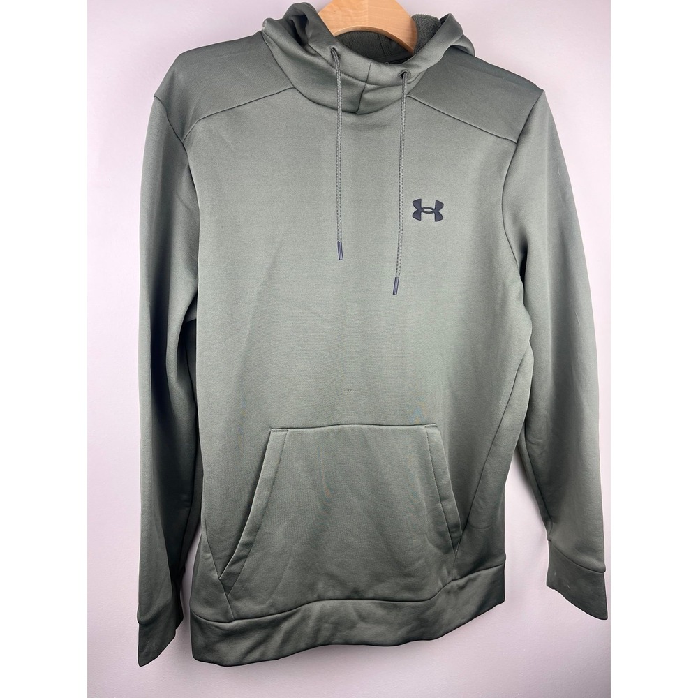 Men's Green Under Armour Fleece Hoodie
